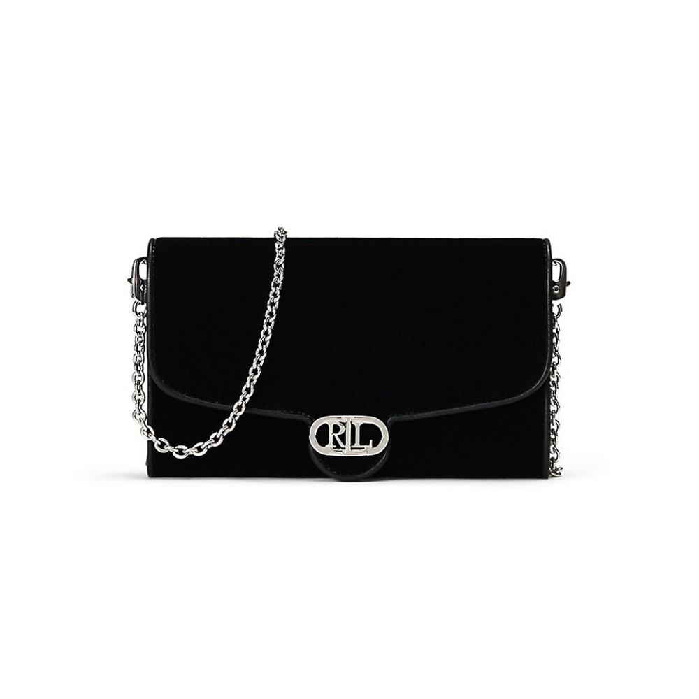 Lauren Ralph Lauren Adair Velvet Clutch Bag